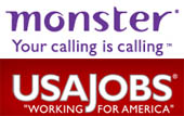 Monster and USAJobs