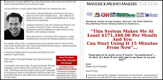 Maverick Money website