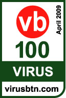 Virus Bulletin 100% award