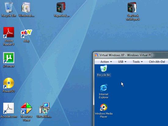 Windows XP Mode on Windows 7