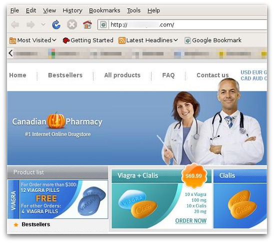 Canadian Pharmacy adopts a Halloween-themed logo