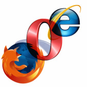 Firefox, Opera, Internet Explorer