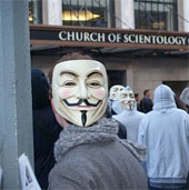 Scientology protest