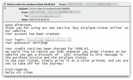 Airplane ticket N648365