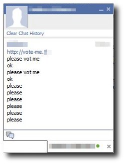 Facebook chat window