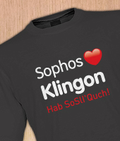Sophos Klingon t-shirt