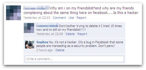 Facebook hacker concern