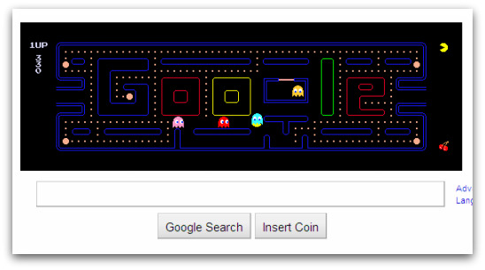 Google celebrates Pacman's 30th birthday