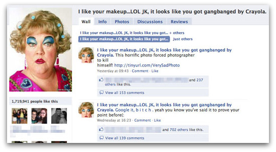 I like your makeup...LOL JK, it looks like you got gangbanged by Crayola