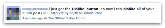 I just got the Dislike  button, so now I can dislike all of your dumb posts lol!!