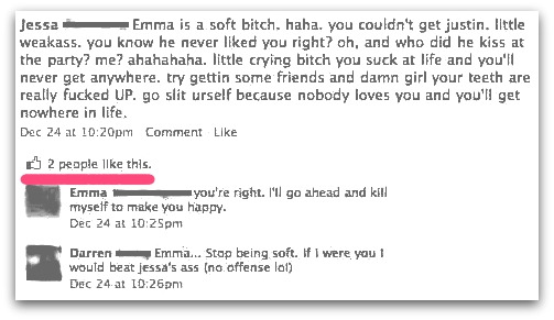 Facebook Emma conversation