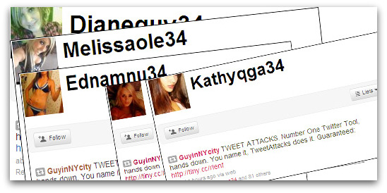 Tweet Attacks spam