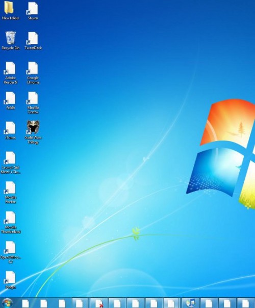 Screenshot of desktop foilowing Microsoft's mitigation advice