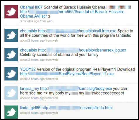 Obama Twitter scam