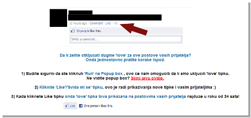 Malicious Facebook application targeting Croatian users