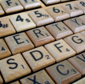 Scrabble keyboard