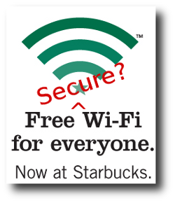 Starbucks secure WiFi