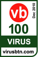 VB 100 logo for Dec 2010