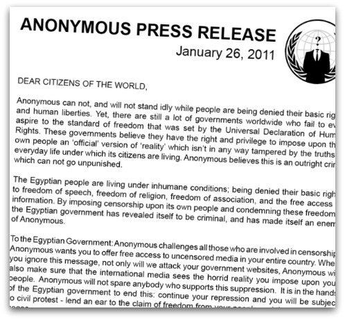Anonymous press release