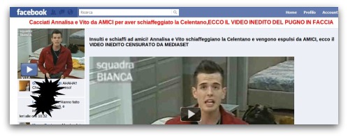 Big Brother-related scam on Facebook