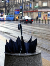 Broken umbrella
