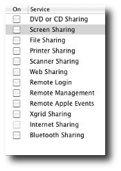 Mac Sharing Preferences