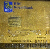 Credit card with Chip