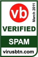 VBSpam verified award