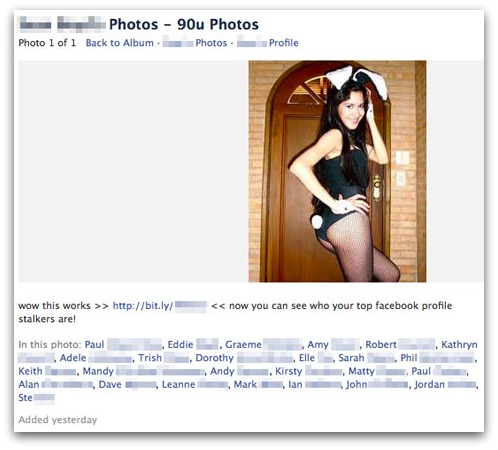 Facebook bunnygirl photo album