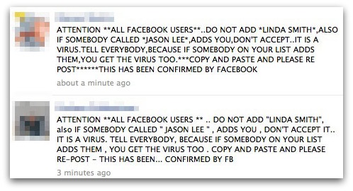ATTENTION **ALL FACEBOOK USERS**..DO NOT ADD *LINDA SMITH*,ALSO IF SOMEBODY CALLED *JASON LEE*
