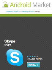 Skype in Android Market