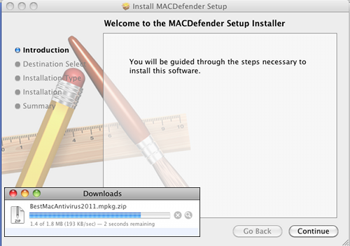 Fake AV for Mac installer/download