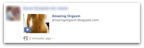 Facebook Amazing orgasm scam