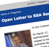 Open letter from RSA