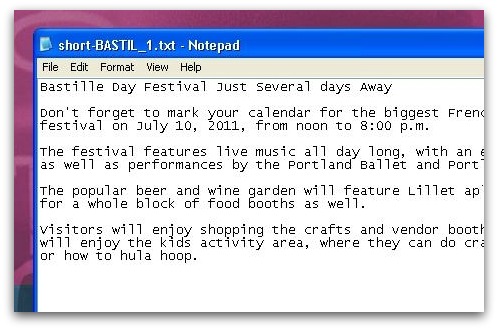 Bastille Day malware text