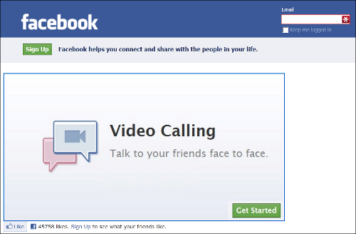 Facebook Video Calling scam app