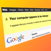 Google warning