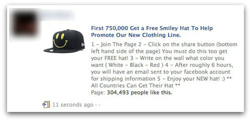 Smiley hat Scam