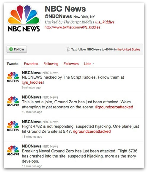 Tweets from the NBCNews Twitter account