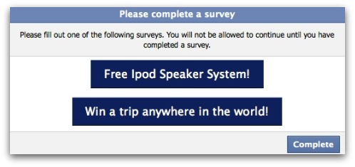 Jeremy Kyle Facebook survey scam