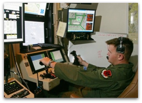 Predator drone control at Creech Air Force base in Nevada