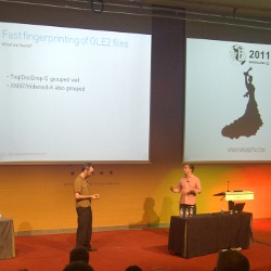 Baccas and Edwards presenting at VB 2011