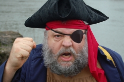 Angry pirate