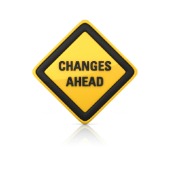 Changes ahead sign