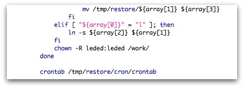 LeDed se zobrazí v kódu webové stránky's code