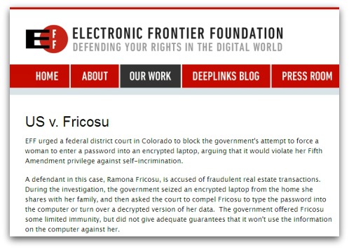 EFF webpage