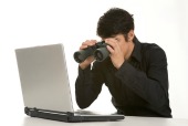 Computer spying. Credit: Shutterstock