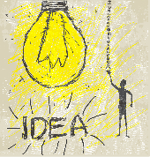 Idea - light bulb drawing