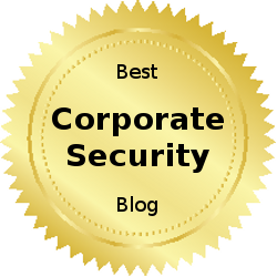Best corporate security blog award