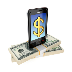 Mobile phone payments courtesy of Shutterstock